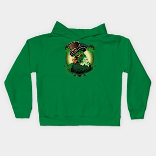 Chicken St. Patrick's Day Kids Hoodie